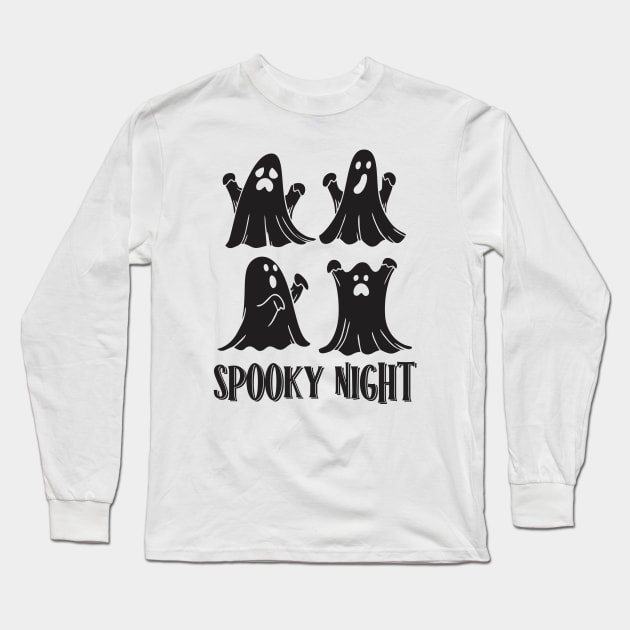 spooky night Long Sleeve T-Shirt by killzilla